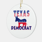 Texas Demokrat Keramik Ornament (Links)