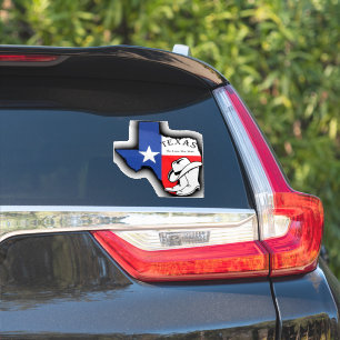 Texas, der einstündige Staat Aufkleber