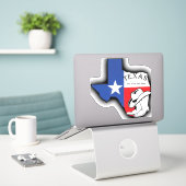 Texas, der einstündige Staat Aufkleber (Laptop auf Schreibtisch)