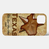Texas - Der einstündige Staat Case-Mate iPhone Hülle (Rückseite (Horizontal))