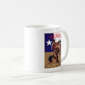 Texas der einstündige Staat Kaffeetasse (VorderseiteRechts)