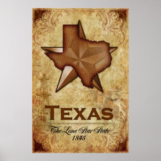 Texas - Der einstündige Staat Poster (Vorne)