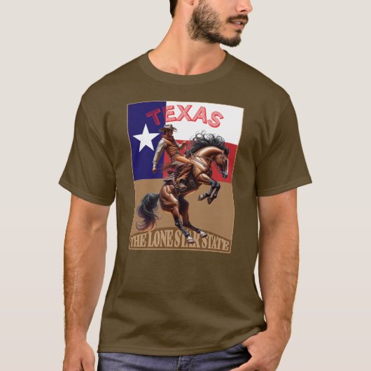 Texas der einstündige Staat T-Shirt (Vorderseite)