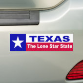 TEXAS, der einzige Stern-Staat Autoaufkleber (Auf Auto)