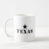 Texas, der einzige Stern-Staat Kaffeetasse (Links)