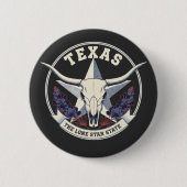 Texas: Der Lone Star Staat Button (Vorderseite)