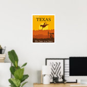 Texas, Der Lone Star Staat, Poster (Heimbüro)