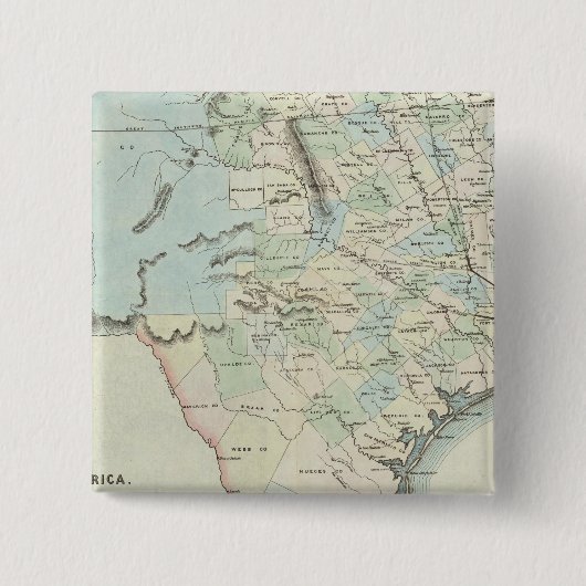 Texas der USA Button (Vorderseite)
