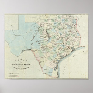 Texas des USA Poster