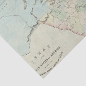 Texas des USA Seidenpapier (Ausschnitt)
