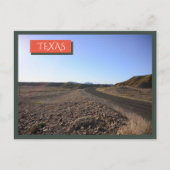 Texas Desert Open Road Big Bend Postkarten (Vorderseite)