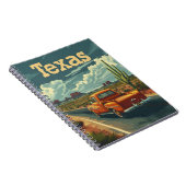 Texas Desert Vintage Car Notizblock (Rechte Seite)