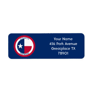 Texas die einziger Stern-personalisierte Flagge