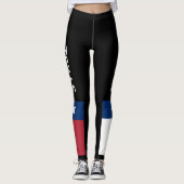 TEXAS - Die Leggings des Staat mit einem einstündi (Vorderseite)