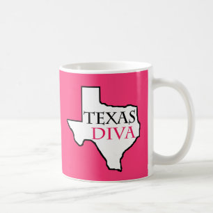 Texas-Diva - G.R.I.T. = Mädchen angehoben in Texas Kaffeetasse