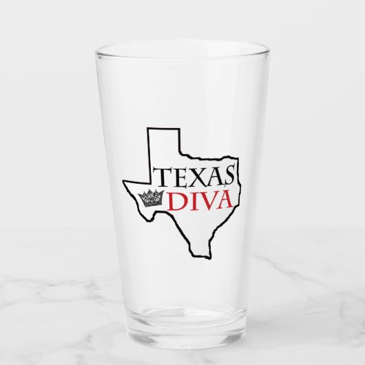 ‚Texas DIVA‘ Glas (Vorderseite)