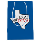 ‚Texas DIVA‘ Mittlere Geschenktüte (Vorderseite)