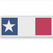Texas Dodson Flag Aufkleber (Vorderseite)