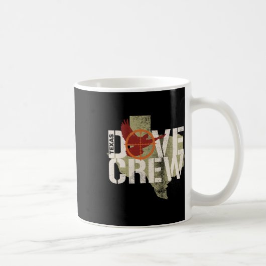 Texas Dove Crew Matching Dove Junting Trip Kaffeetasse (Rechts)