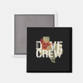 Texas Dove Crew Matching Dove Junting Trip Magnet (Vorderseite/Rückseite)