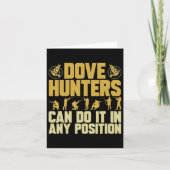 Texas Dove Hunting Dove Hunter Karte (Vorderseite)