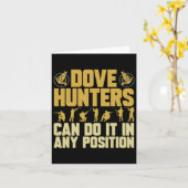Texas Dove Hunting Dove Hunter Karte (Gelbe Blume)