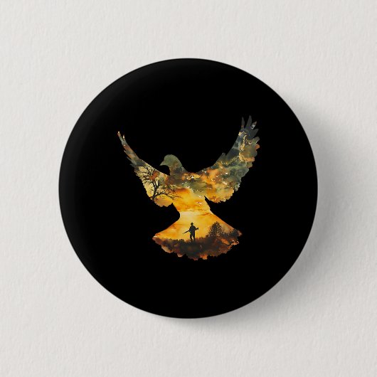 Texas Dove Jagd I Dove Junter Button (Vorderseite)