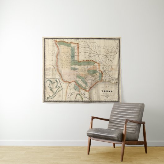 Texas, durch Grat Davids H Wandteppich (Beispiel (Horizontal))
