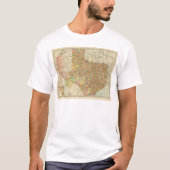 Texas durch Rand McNally T-Shirt (Vorderseite)