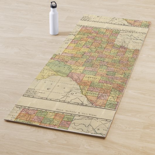 Texas durch Rand McNally Yogamatte (Beispiel)