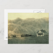 Texas Dust Storm Postkarte (Vorne/Hinten)