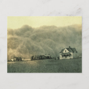 Texas Dust Storm Postkarte