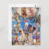 Texas Eclectic : Cowgirl Collection Nr. 1 Postkarte (Vorne/Hinten)