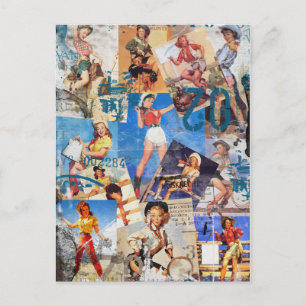 Texas Eclectic: Cowgirl-Kollektion Nr. 1 Postkarte