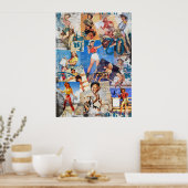 Texas Eclectic : Vintag Cowgirl Collection Nr. 1 Poster (Küche)