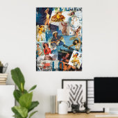 Texas Eclectic : Vintag Cowgirl Collection Nr. 2 Poster (Heimbüro)