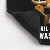Texas Eclipse 8. April 2024 war ich dort Rind Bu Mousepad (Ecke)