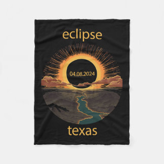 Texas Eclipse April 8 2024 04.08.2024 Texas Solar Fleecedecke