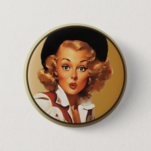 Texas eklektisch: Rundes eklektisches Logo Texas Button (Vorderseite)