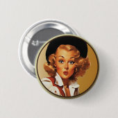 Texas eklektisch: Rundes eklektisches Logo Texas Button (Vorne & Hinten)