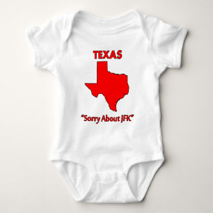 Texas - Entschuldigung wegen JFK Baby Strampler