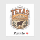 Texas-Erbe-Abzeichen-Aufkleber Aufkleber (Blatt)