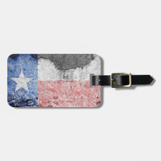 Texas-Fahne Gepäckanhänger (Vorderseite horizontal)