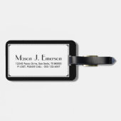 Texas-Fahne Gepäckanhänger (Rückseite horizontal)