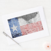 Texas-Fahne Rechteckiger Aufkleber (Umschlag)