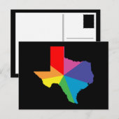 Texas-Farbberst Postkarte (Vorne/Hinten)