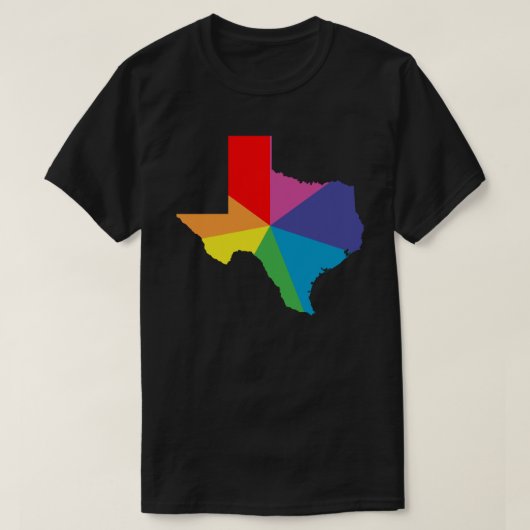 Texas-Farbberst T-Shirt (Design vorne)