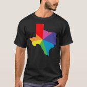 Texas-Farbberst T-Shirt (Vorderseite)