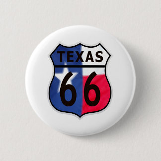 Texas-Farbe des Weg-66 Button