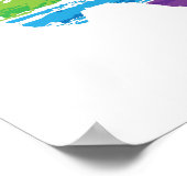 Texas Farbstriche Poster (Ecke)